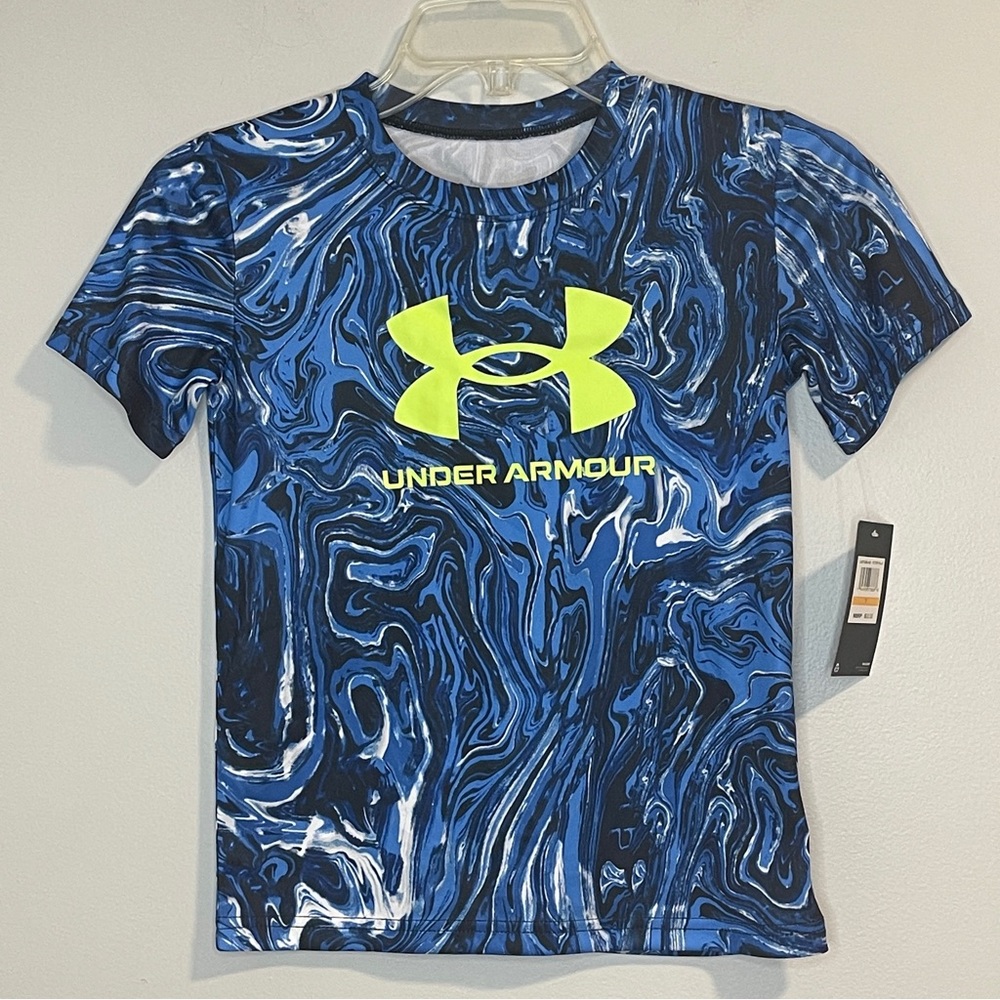 Under Armour Youth Performance SS Tshirt Victory Blue
